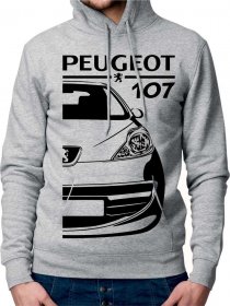Peugeot 107 Férfi Kapucnis Pulóve