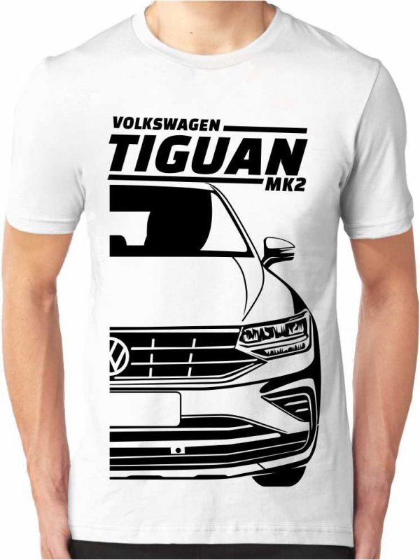 VW Tiguan Mk2 Facelift T-shirt voor heren