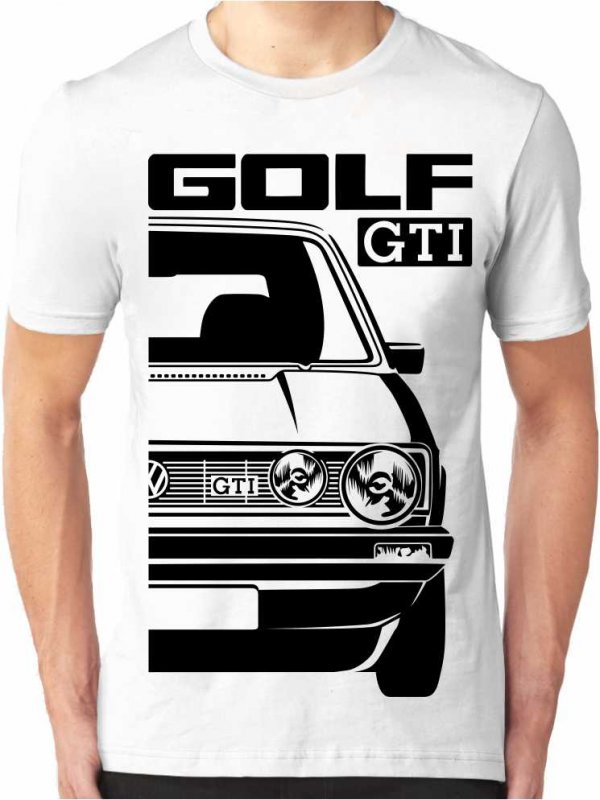3XL -50% Khaki VW Golf Mk1 GTI Mannen T-shirt
