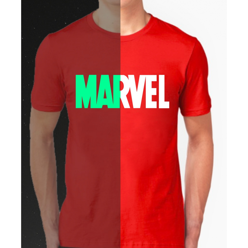 Žareča moška majica S -35% Marvel