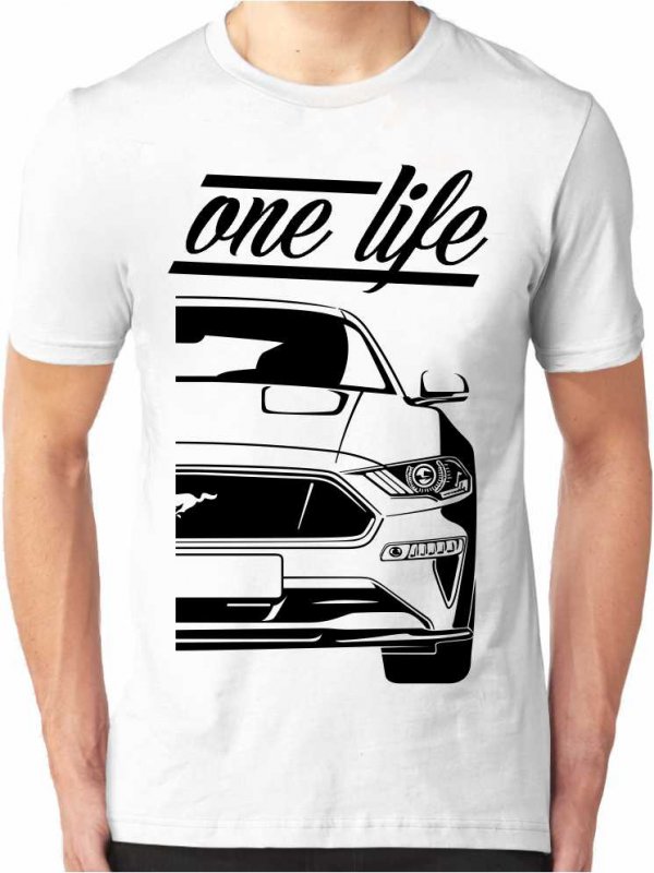Ford Mustang 6gen One Life  Mannen T-shirt