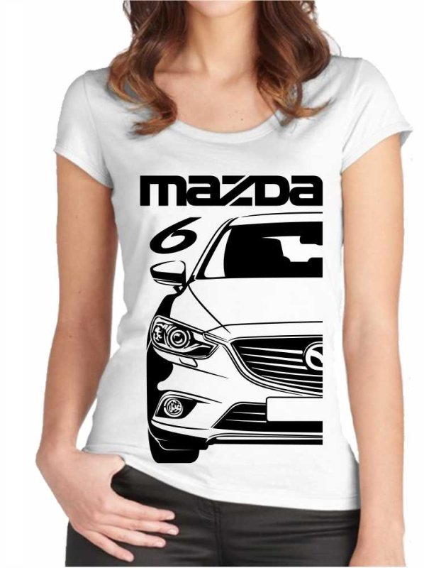 Mazda 6 Gen3 Moteriški marškinėliai