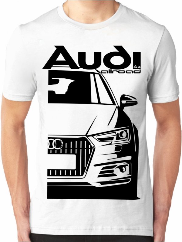 S -35% Audi A4 B9 Allroad Мъжка тениска