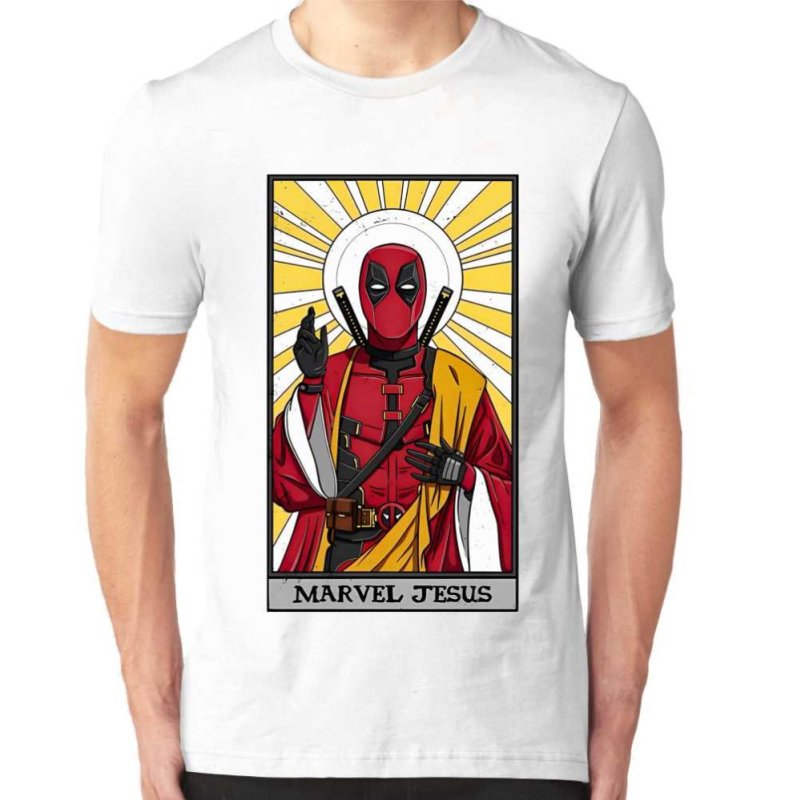 Tricou Bărbați Marvel Jesus