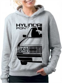 Hyundai Pony 2 Ženski Pulover s Kapuco