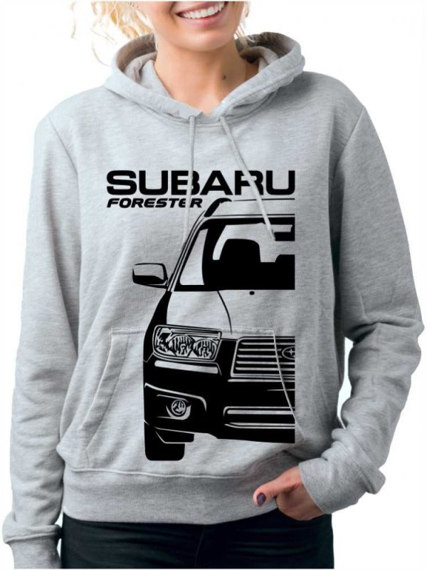 Subaru Forester 2 Facelift Női Kapucnis Pulóver