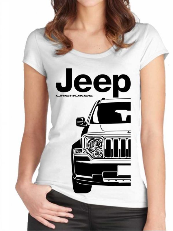 Jeep Cherokee 4 KK Moteriški marškinėliai