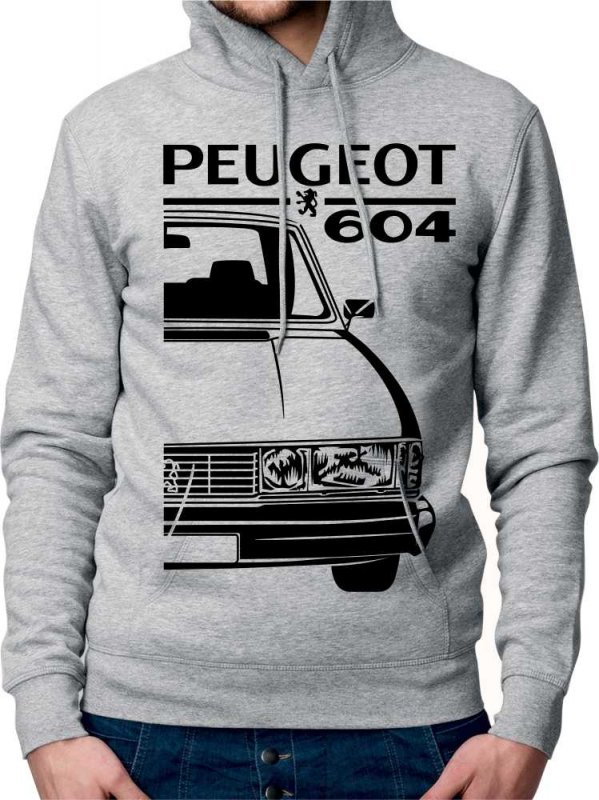 Peugeot 604 Moški Pulover s Kapuco