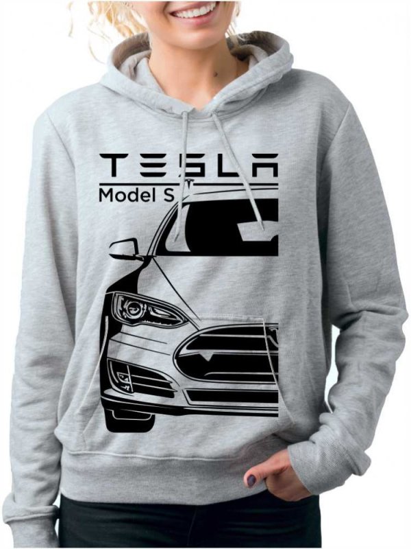 Tesla Model S Γυναικείο Φούτερ