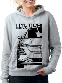 Hyundai Kona Electric Női Kapucnis Pulóver