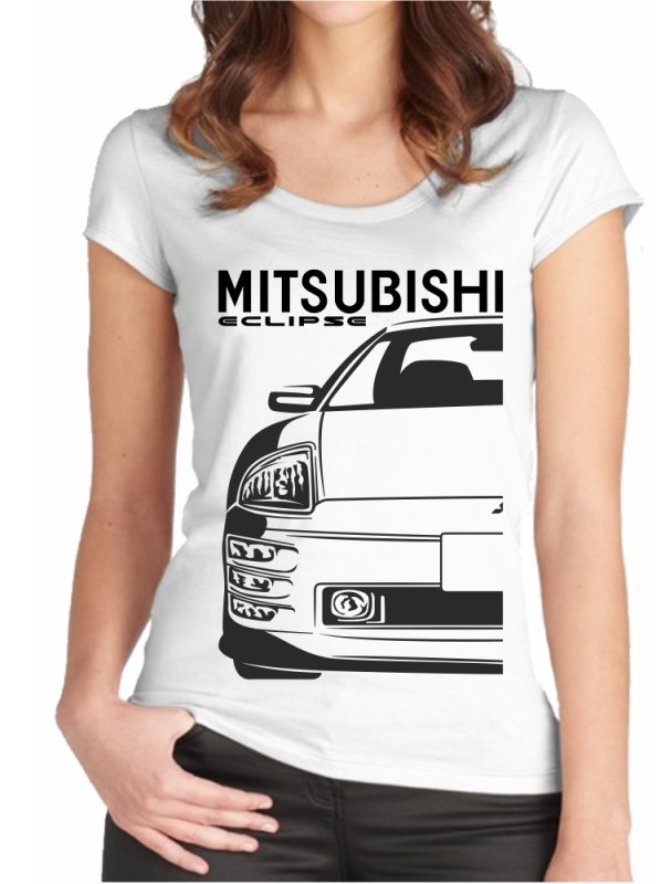 Mitsubishi Eclipse 4 Moteriški marškinėliai