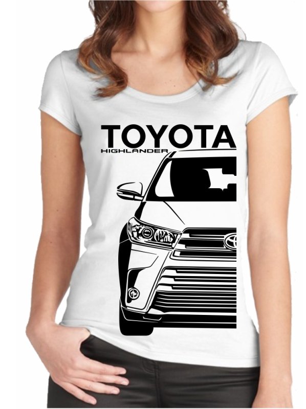 Toyota Highlander 3 Facelift Sieviešu T-krekls