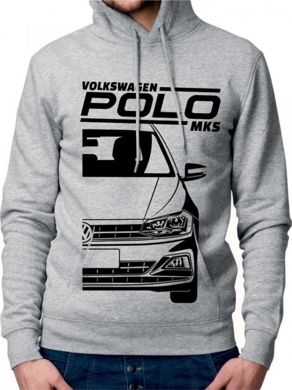VW Polo Mk5 6C Facelift Herren Sweatshirt