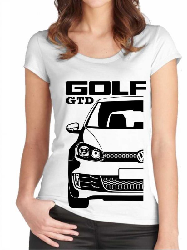 VW Golf Mk6 GTD Дамска тениска