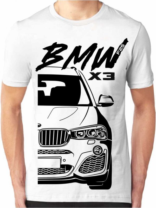 BMW X3 F25 Facelift M Packet Heren T-shirt