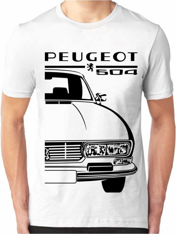 T-shirt pour hommes Peugeot 504 Coupe