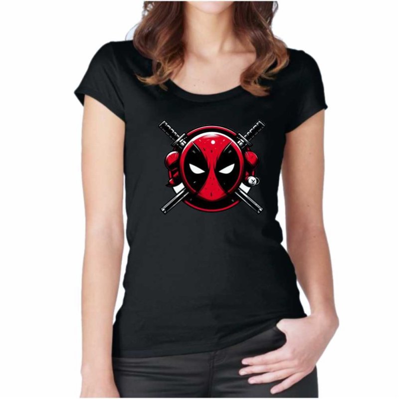 Tricou Femei Deadpool Head