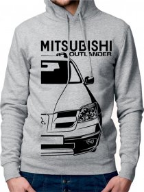 Mitsubishi Outlander 1 Moški Pulover s Kapuco