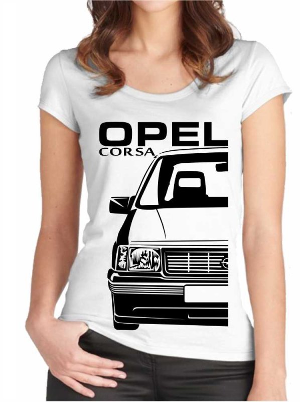 Opel Corsa A Facelift Moteriški marškinėliai
