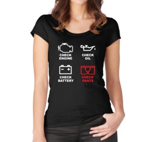 Controleer je onderbroek Vrouwen T-shirt