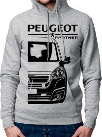 Peugeot Partner 2 Facelift Moški Pulover s Kapuco