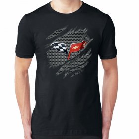 Corvette tričko s logom panske 