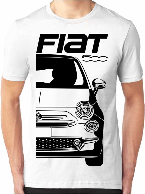 Fiat 500 Facelift Pánske Tričko
