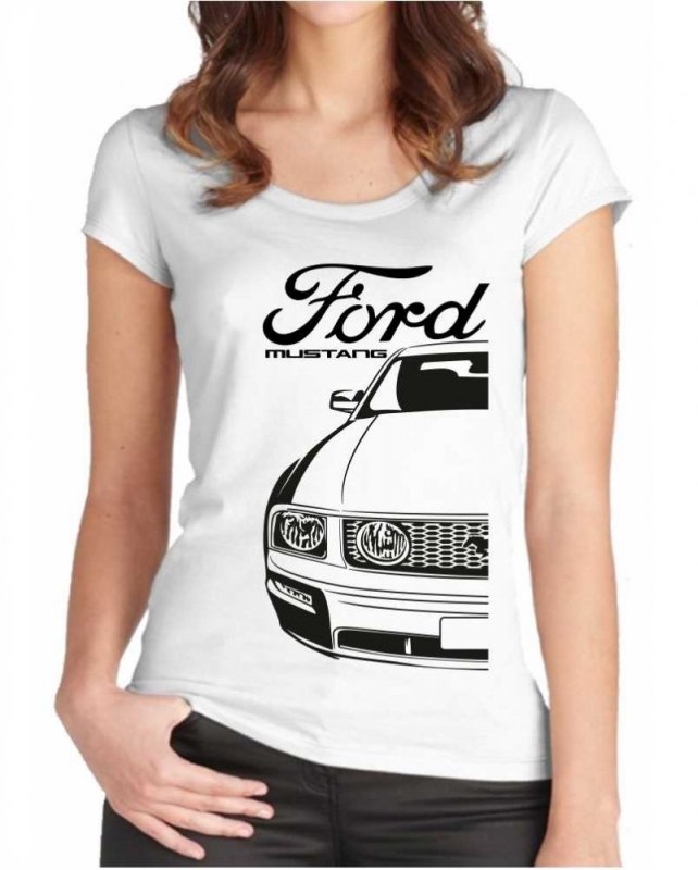 Ford Mustang 5 Moteriški marškinėliai