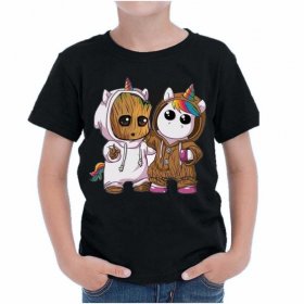 Groot & Unicorn Otroška Majica
