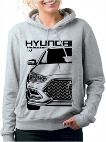 Hyundai Veloster N Ženski Pulover s Kapuco