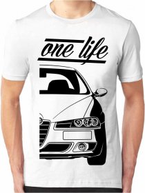 T-shirt pour hommes Alfa Romeo 156 Facelift One Life