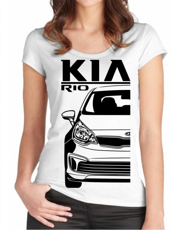 Kia Rio 3 Sedan Moteriški marškinėliai
