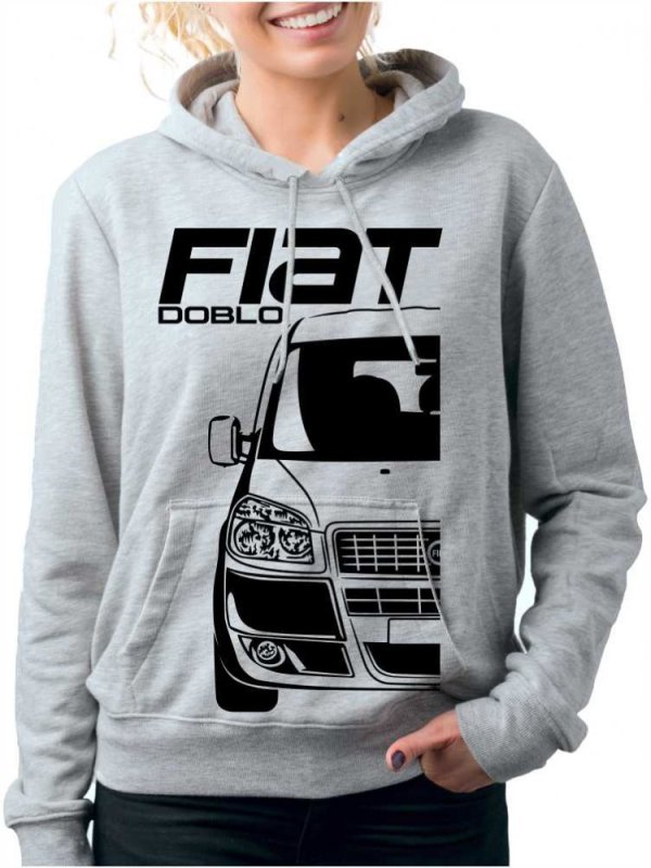 Fiat Doblo 1 Facelift Női Kapucnis Pulóver