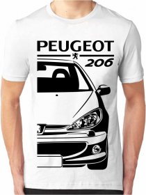 Peugeot 206 Facelift Pánske Tričko