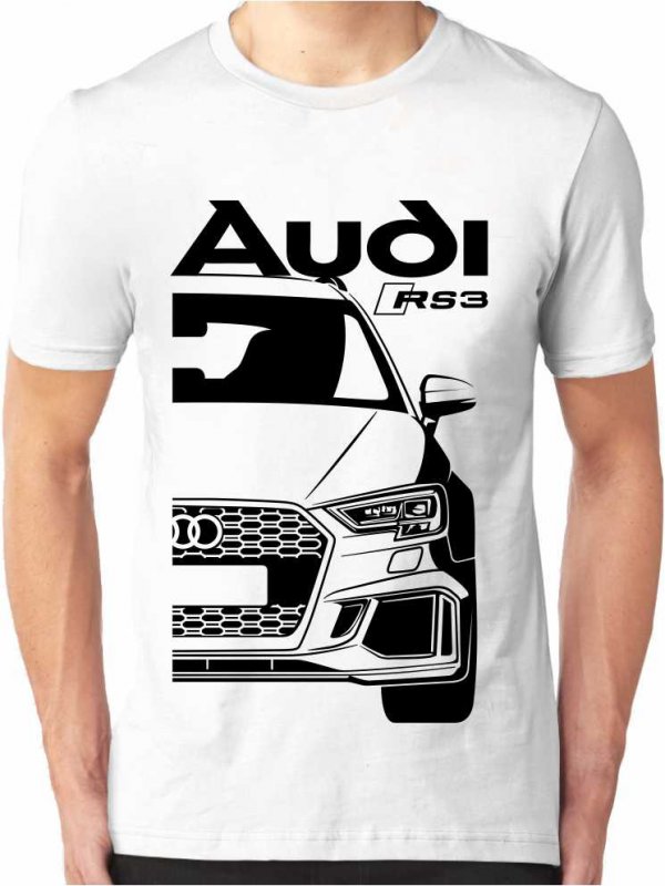 Audi RS3 8VA Heren T-shirt Facelift