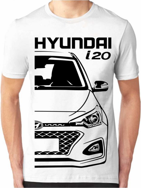 Hyundai i20 2019 T-shirt voor heren