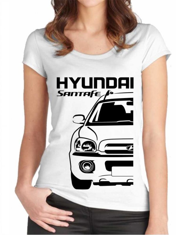 Hyundai Santa Fe 2006 Vrouwen T-shirt