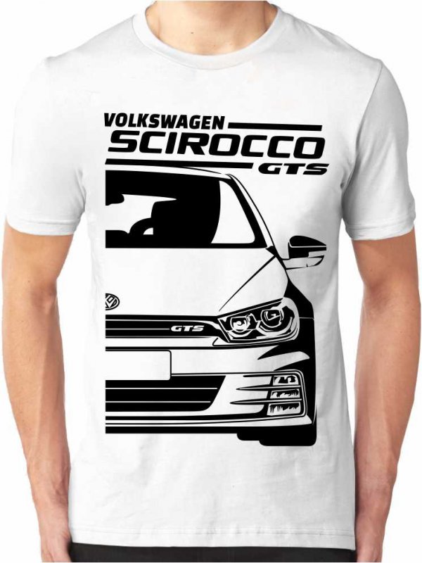 VW Scirocco Mk3 GTS Мъжка тениска