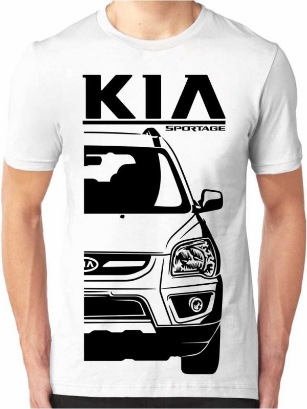 Kia Sportage 2 Facelift Vyriški marškinėliai