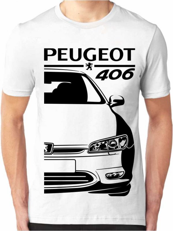 Peugeot 406 Coupé Mannen T-shirt
