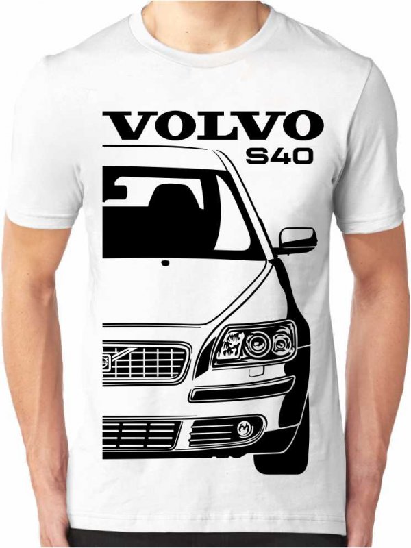 Volvo S40 2 Pistes Herren T-Shirt