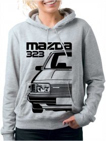 Mazda 323 Gen2 Ženski Pulover s Kapuco