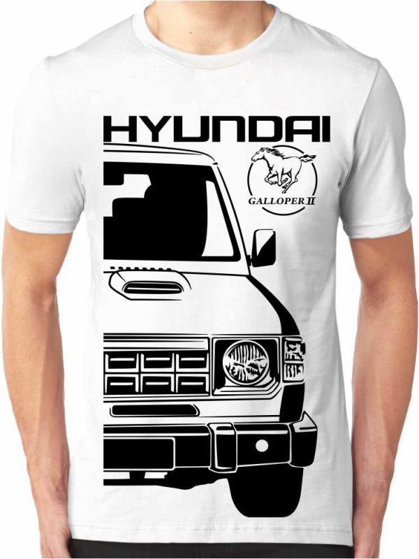 Hyundai Galloper 1 Mannen T-shirt