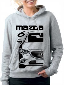 Mazda 6 Gen3 Facelift 2015 Női Kapucnis Pulóver