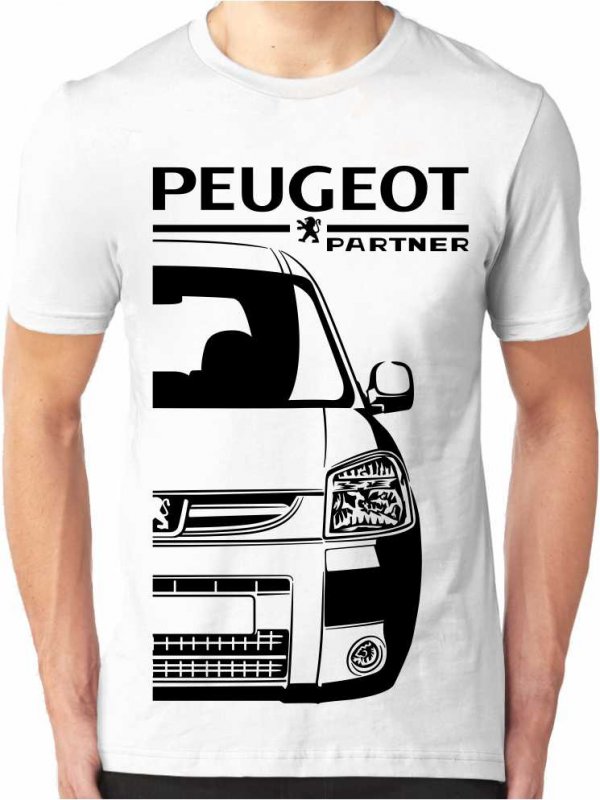 Peugeot Partner 1 Facelift Mannen T-shirt
