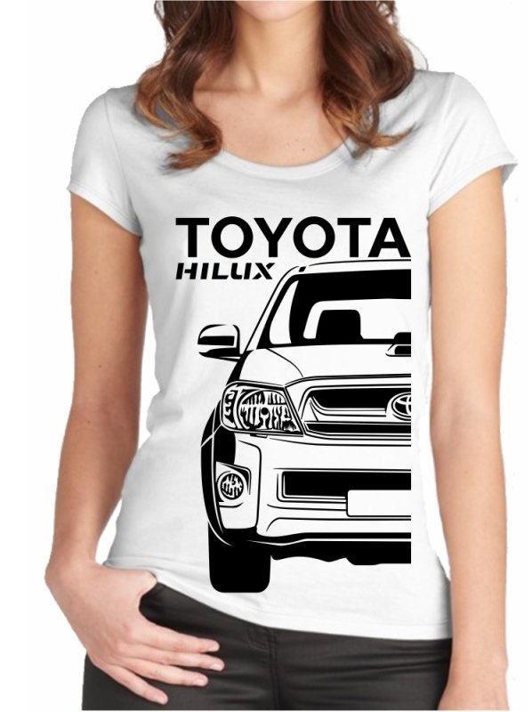 Toyota Hilux 7 Facelift 1 Moteriški marškinėliai