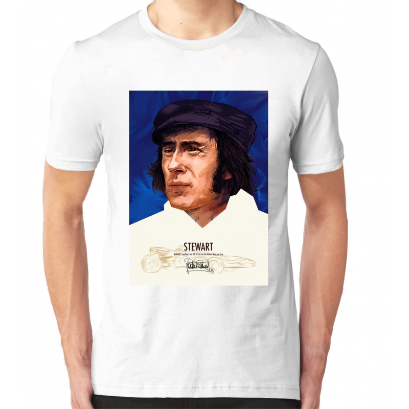 Jackie Stewart "The Flying Scot" Portret
