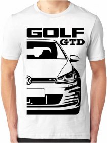 VW Golf Mk7 GTD Koszulka męska