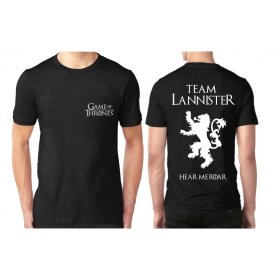 TEAM Lannister Koszulka Męska + plecy
