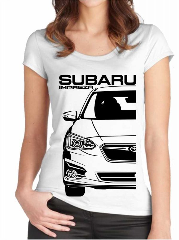Subaru Impreza 4 Moteriški marškinėliai